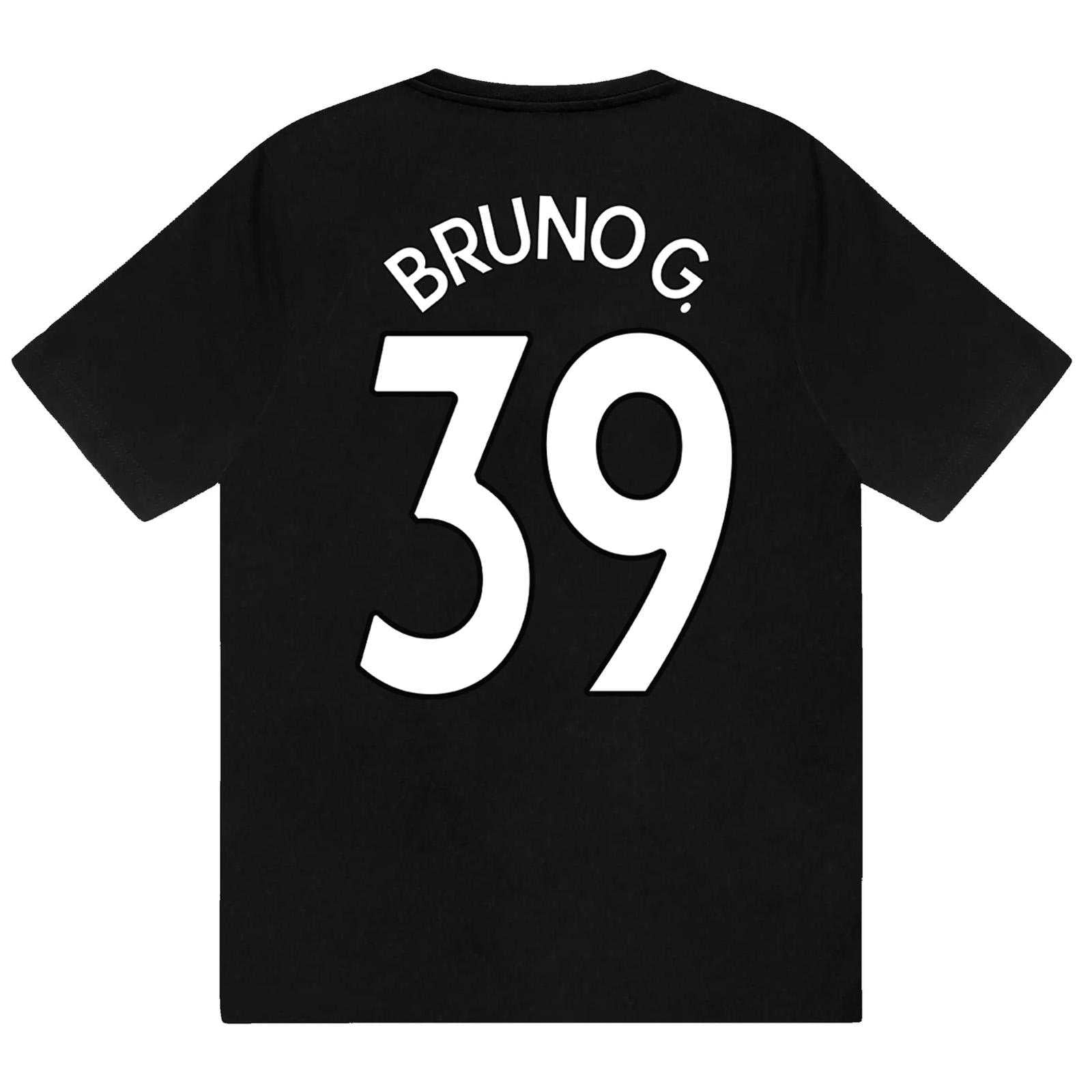 Black - Side - Newcastle United FC Boys Bruno G 39 Sublimated Short Pyjama Set