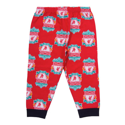 Red - Side - Liverpool FC Baby Boys Born To Play Long Pyjama Set