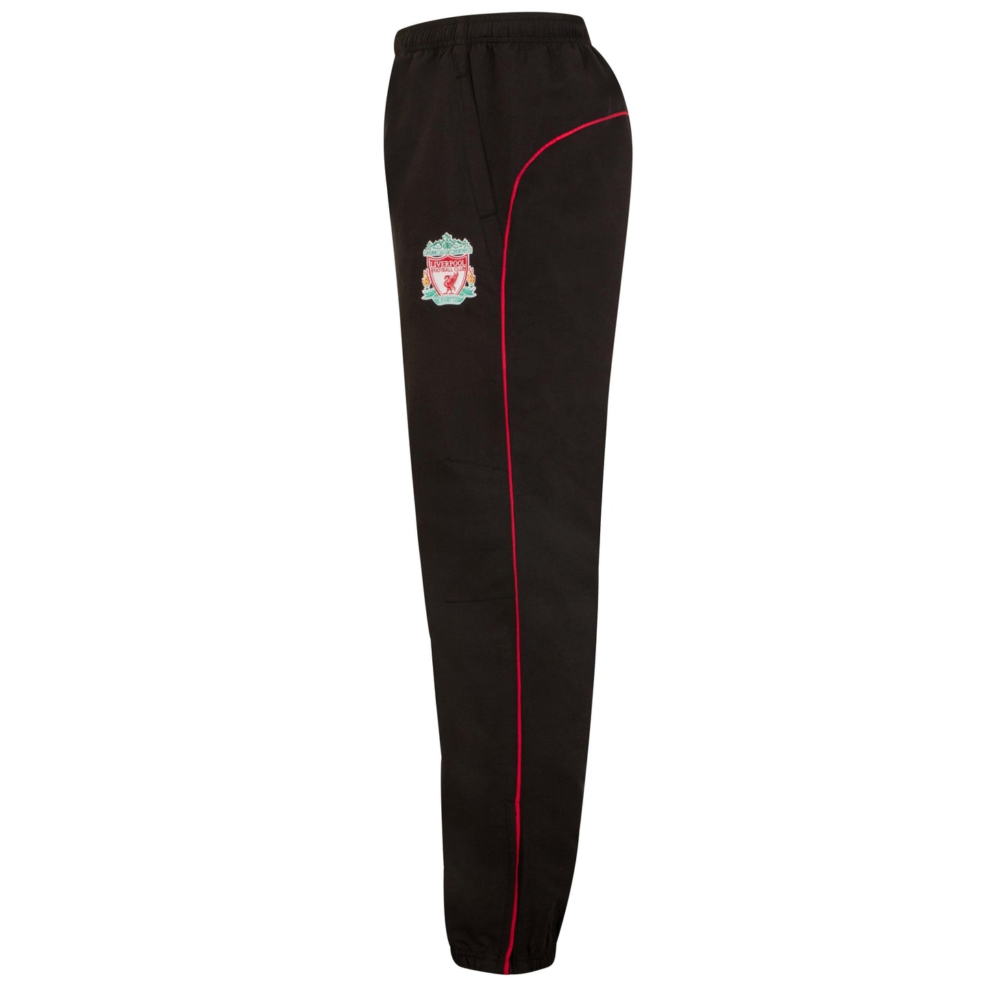 Red - Back - Liverpool FC Mens Crest Two Tone Tracksuit