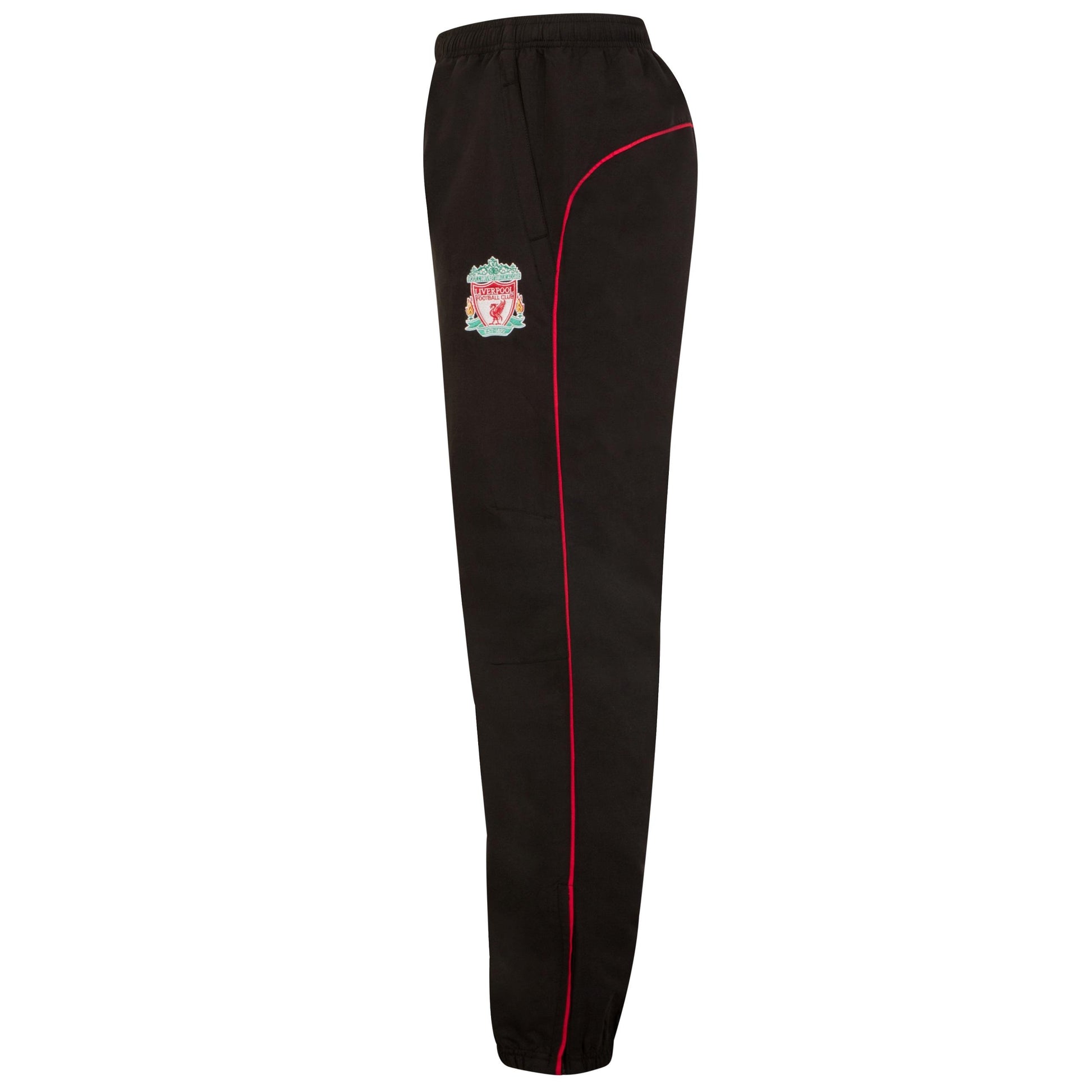 Red - Back - Liverpool FC Mens Crest Two Tone Tracksuit