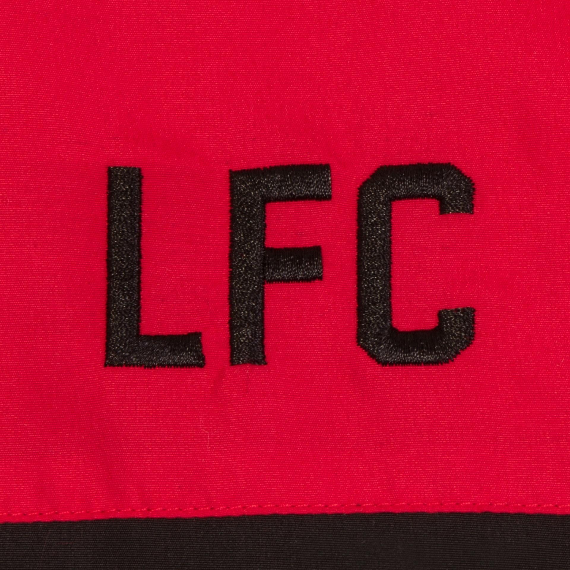 Red - Pack Shot - Liverpool FC Mens Crest Two Tone Tracksuit