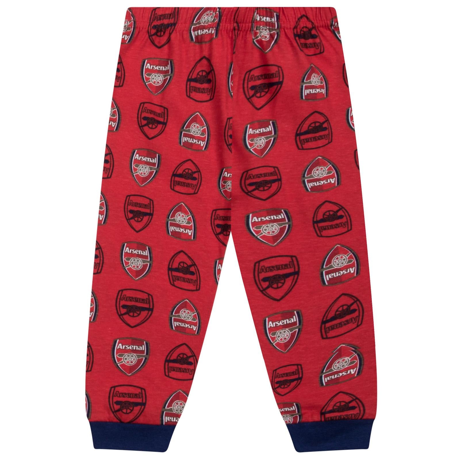 Red - Pack Shot - Arsenal FC Baby Boys Born To Play Long Pyjama Set