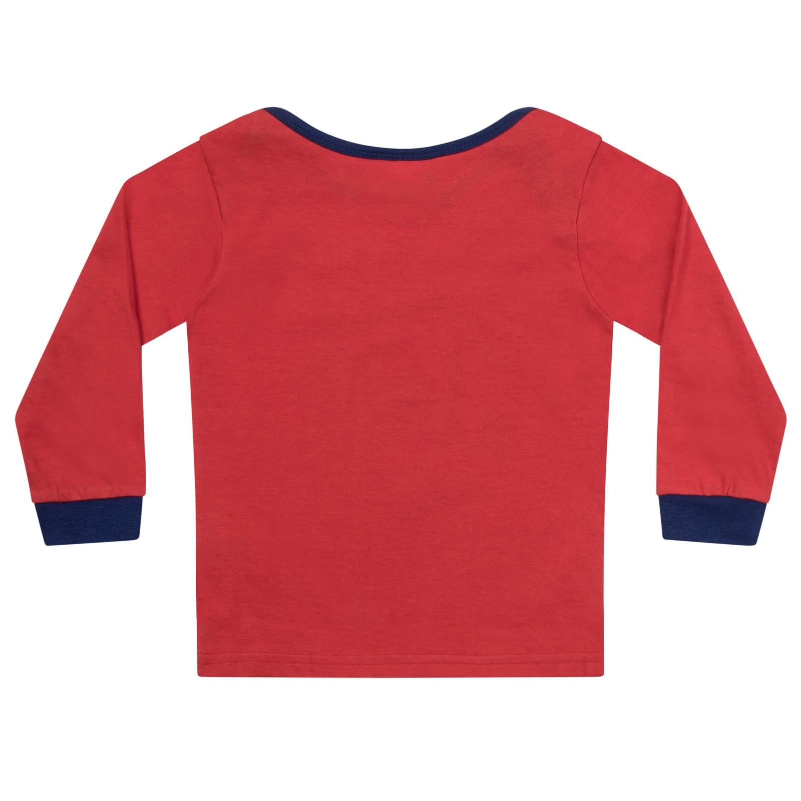 Red - Close up - Arsenal FC Baby Boys Born To Play Long Pyjama Set