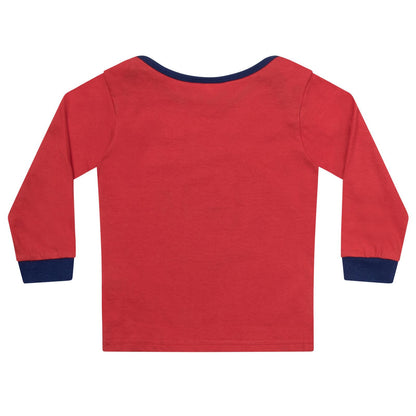 Red - Close up - Arsenal FC Baby Boys Born To Play Long Pyjama Set
