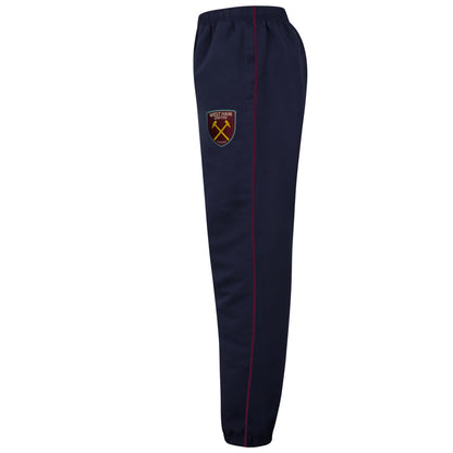 Navy-Claret - Side - West Ham United FC Boys Contrast Striped Tracksuit