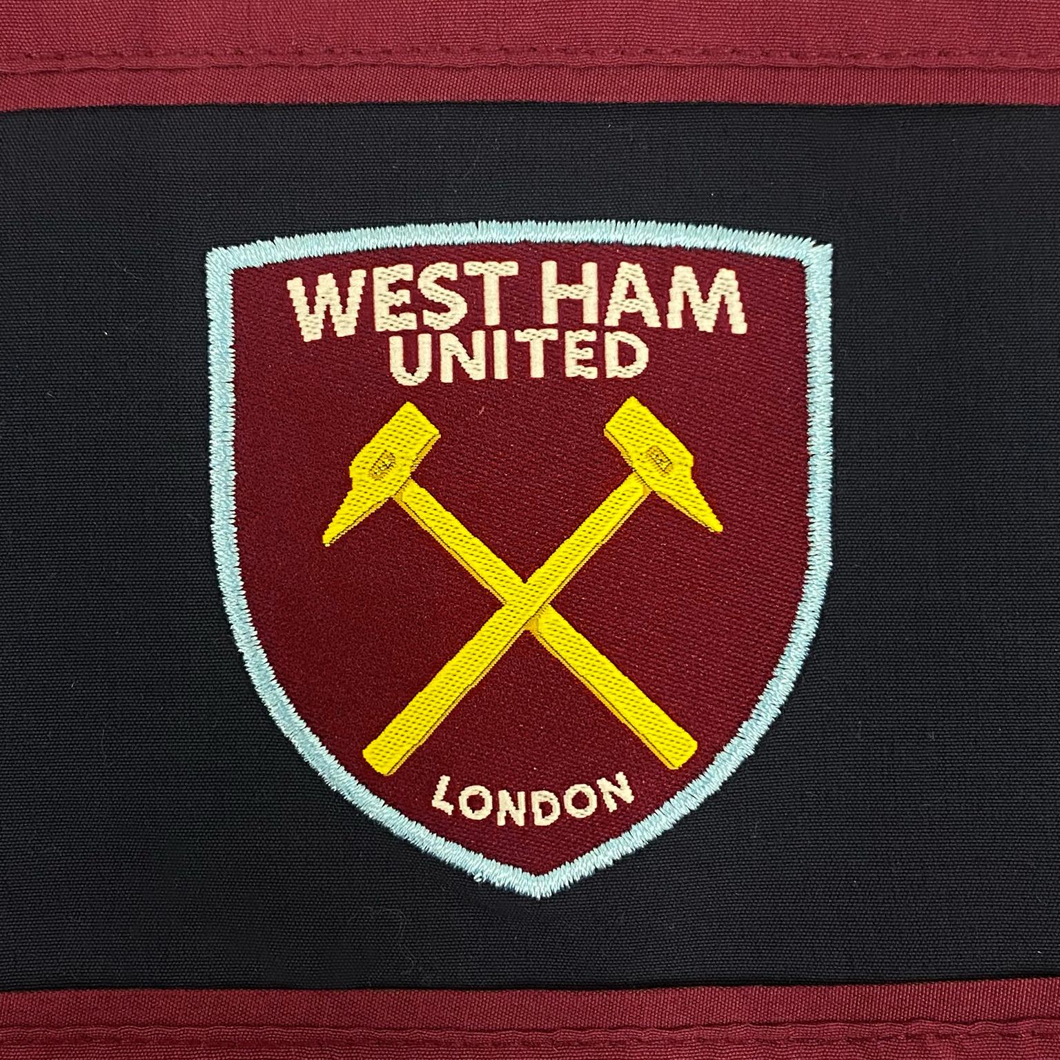 Navy-Claret - Pack Shot - West Ham United FC Boys Contrast Striped Tracksuit