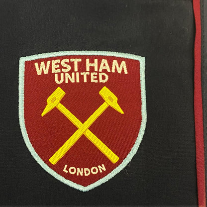 Navy-Claret - Close up - West Ham United FC Boys Contrast Striped Tracksuit
