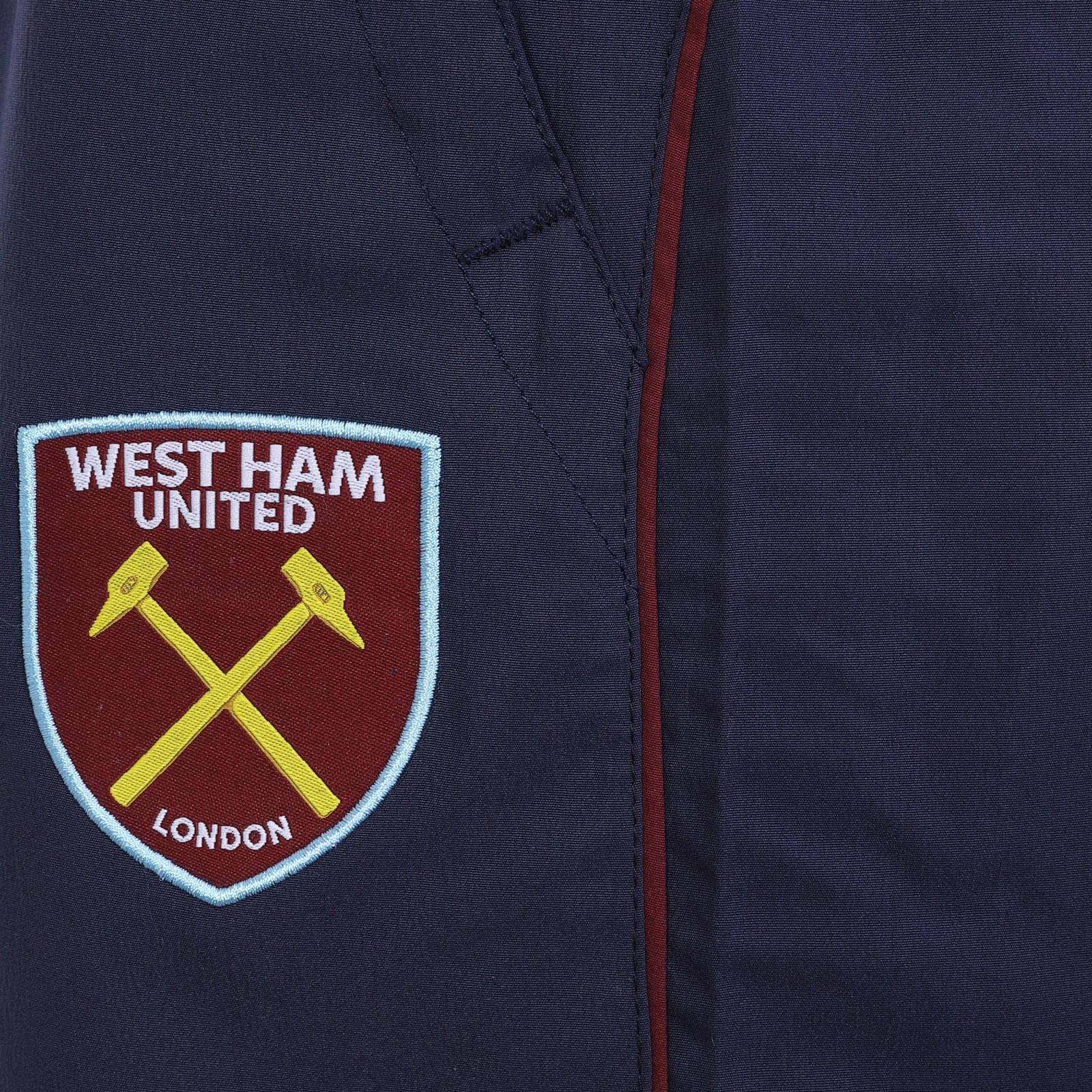 Navy Blue - Pack Shot - West Ham United FC Mens Crest Two Tone Tracksuit