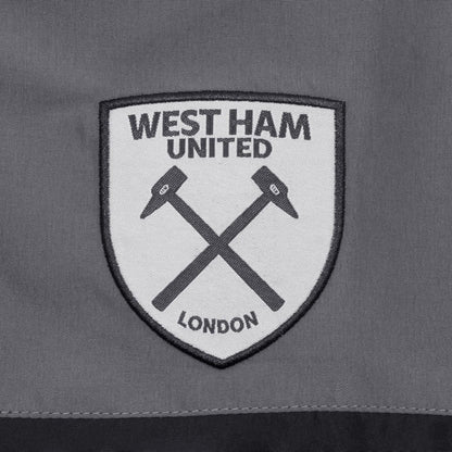 Grey - Lifestyle - West Ham United FC Mens Crest Two Tone Tracksuit