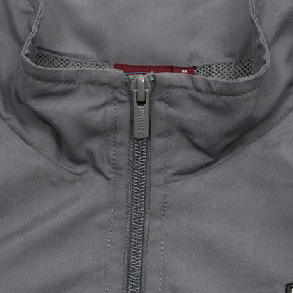 Grey - Close up - West Ham United FC Mens Crest Two Tone Tracksuit