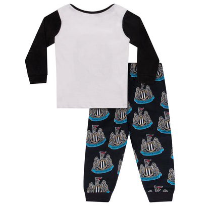 Black - Back - Newcastle United FC Baby Boys Future Captain Long Pyjama Set