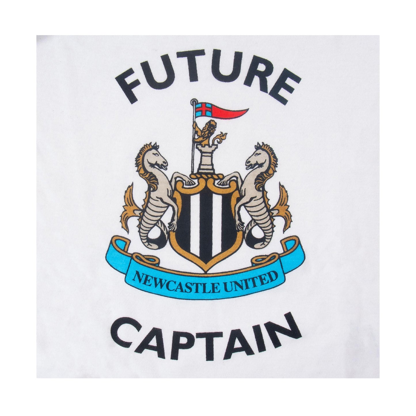 Black - Close up - Newcastle United FC Baby Boys Future Captain Long Pyjama Set