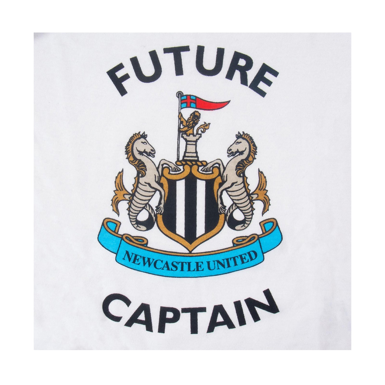 Black - Close up - Newcastle United FC Baby Boys Future Captain Long Pyjama Set