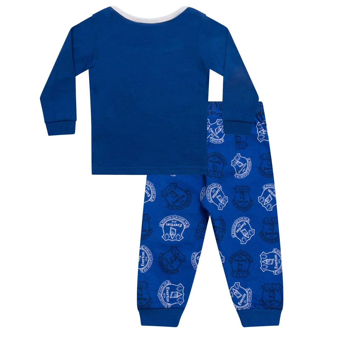Blue - Back - Everton FC Baby Boys Born To Play Long Pyjama Set