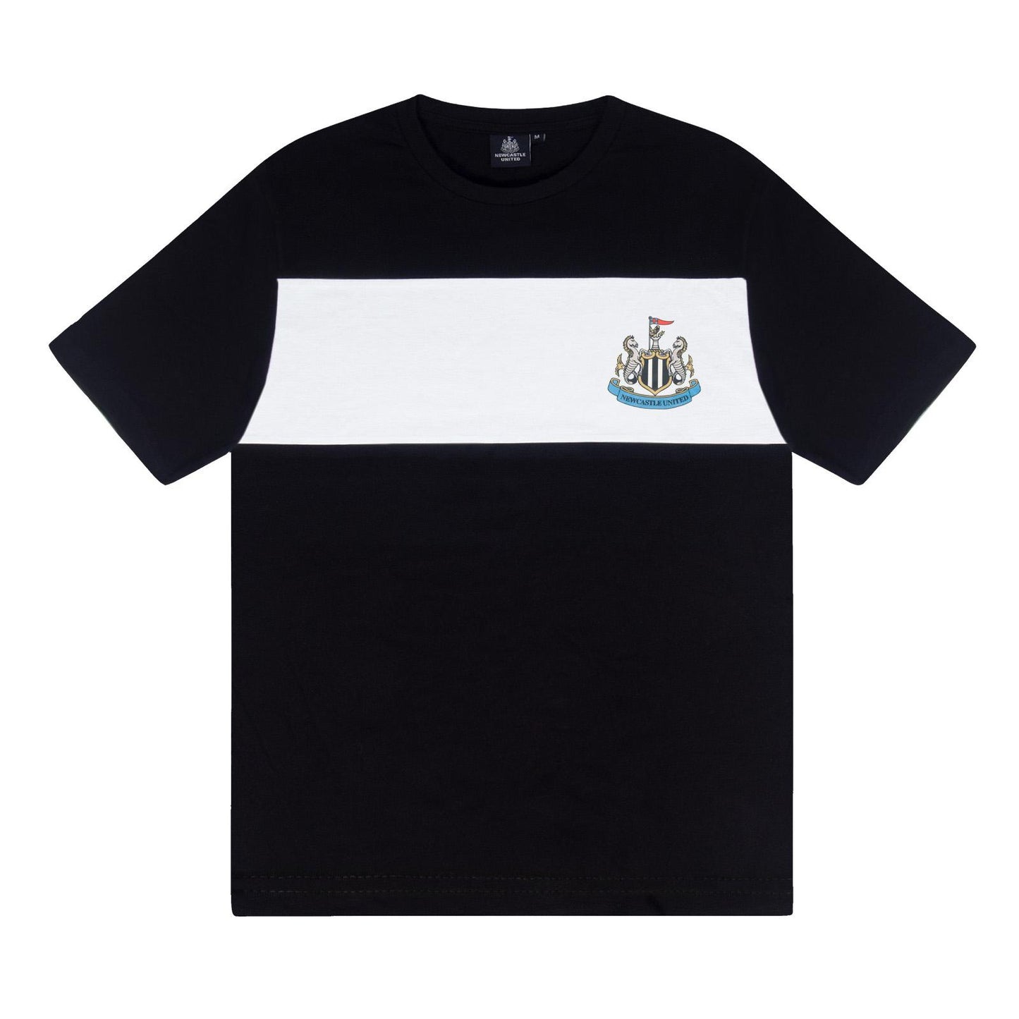 Black - Back - Newcastle United FC Mens Premium Long Pyjama Set