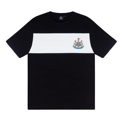 Black - Back - Newcastle United FC Mens Premium Long Pyjama Set