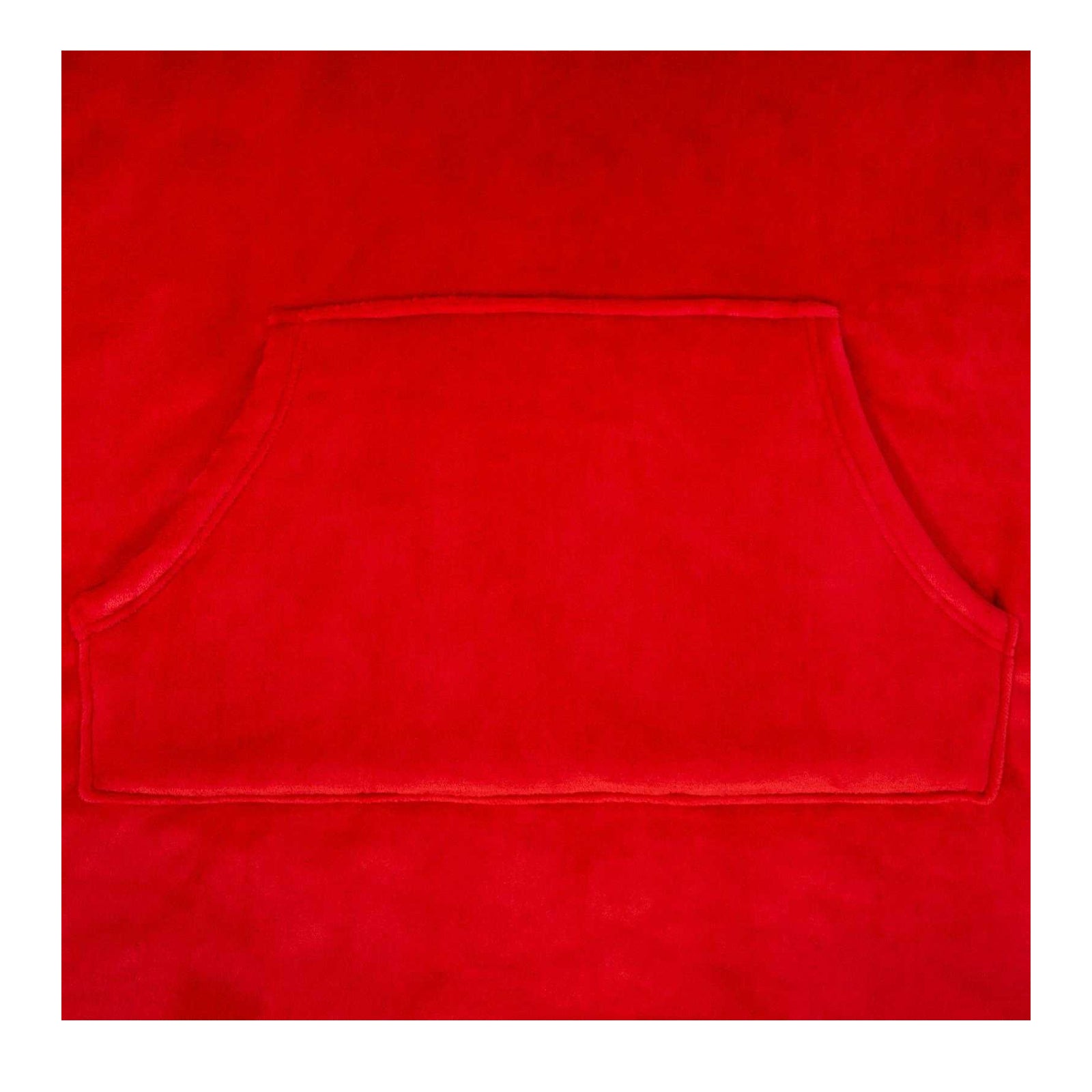 Red - Side - Manchester United FC Childrens-Kids Crest Oversized Blanket Hoodie