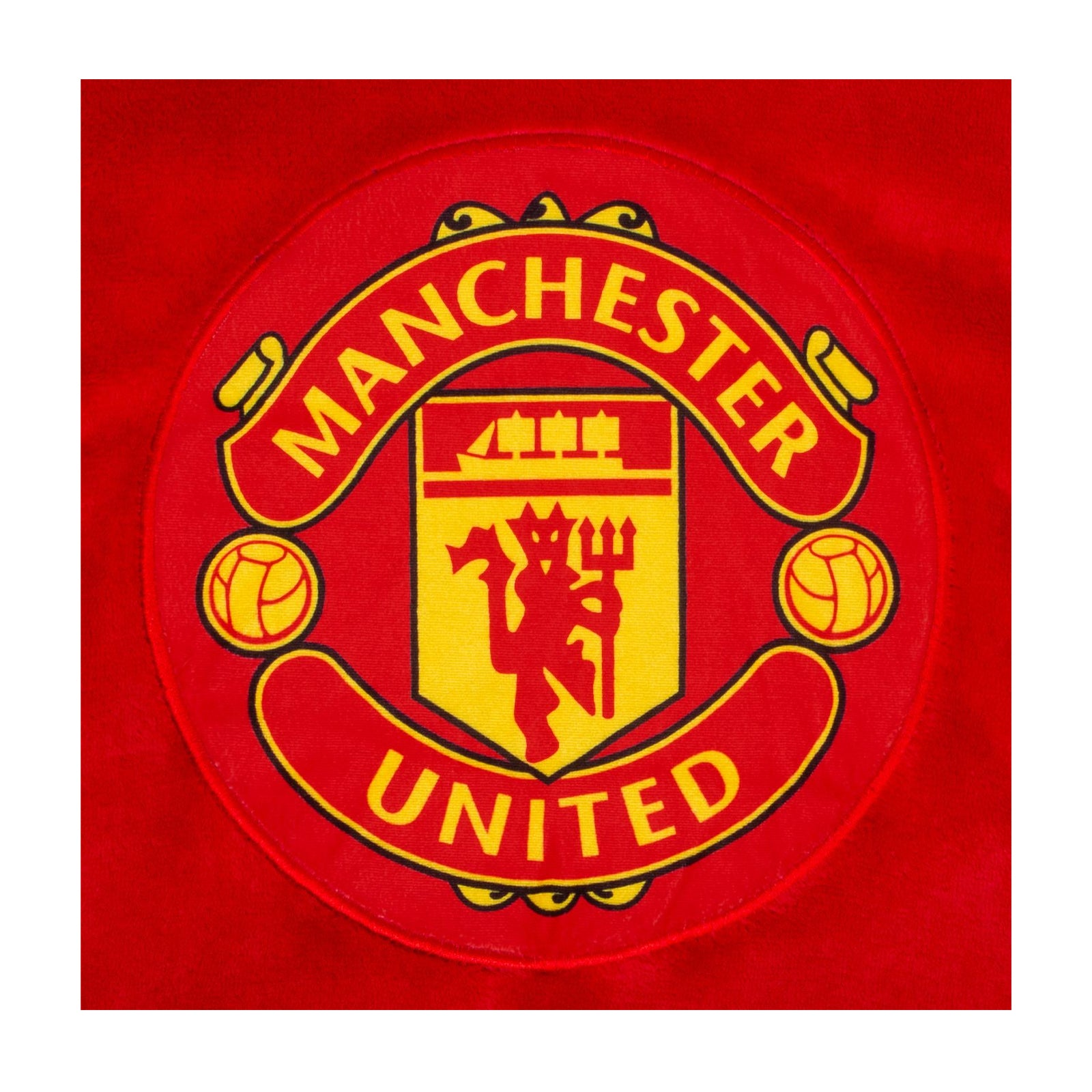 Red - Lifestyle - Manchester United FC Childrens-Kids Crest Oversized Blanket Hoodie