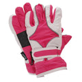 Pink - Front - FLOSO Childrens-Kids Girls Heavy Duty Waterproof Padded Thermal Ski-Winter Gloves