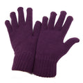 Burgundy - Front - CLEARANCE - Womens-Ladies Winter Gloves