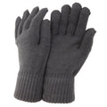 Grey - Front - CLEARANCE - Mens Thermal Knitted Winter Gloves