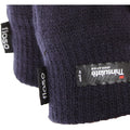 Navy - Back - FLOSO Mens Thinsulate Thermal Fingerless Gloves (3M 40g)