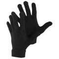Black - Front - Mens Knitted Winter Magic Gloves