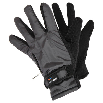Green - Front - RockJock Womens-Ladies Thermal Gloves