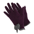 Purple - Front - Handy Ladies-Womens Wool Rich Gloves