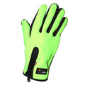 Fluorescent Yellow - Front - RockJock Womens-Ladies Thermal Insulation Grip Gloves