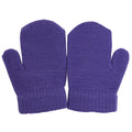 Purple - Front - Baby Winter Mittens