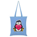 Sky Blue - Front - Psycho Penguin Meh Tote Bag