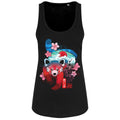 Black - Front - Unorthodox Collective Ladies-Womens Aka Floaty Tank Top