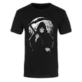 Black - Front - Grindstore Mens Reaper Moon Premium T-Shirt