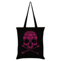 Black - Front - Unorthodox Collective Drip Skull Tote Bag