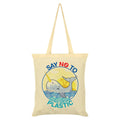 Cream - Front - Grindstore Save The Whales Tote Bag