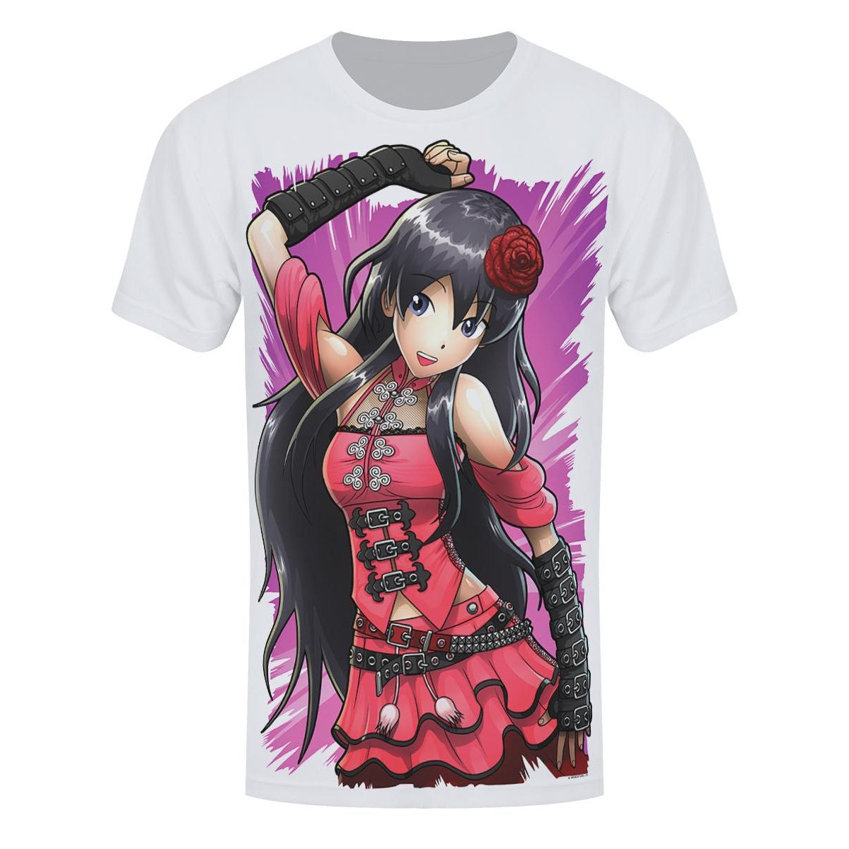 White - Front - Tokyo Spirit Mens Sakura Sub T-Shirt