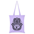 Lilac - Front - Unorthodox Collective Hamsa Hand Tote Bag