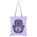 Lilac - Front - Unorthodox Collective Hamsa Hand Tote Bag