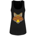 Black - Front - Unorthodox Collective Womens-Ladies Vulpe Floaty Tank