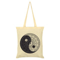 Cream - Front - Unorthodox Collective Yin Yang Mandala Tote Bag
