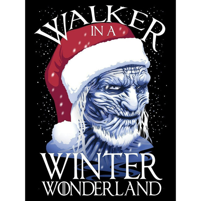 Navy - Lifestyle - Grindstore Mens Walker In A Winter Wonderland Christmas Jumper