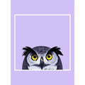 Lilac - Back - Inquisitive Creatures Owl Tote Bag