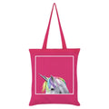 Pink - Front - Inquisitive Creatures Rainbow Unicorn Tote Bag