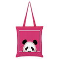 Pink - Front - Inquisitive Creatures Panda Tote Bag