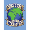 Sky Blue - Side - Grindstore Respect Your Mother Earth Tote Bag