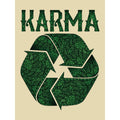 Cream - Side - Grindstore Recycling Karma Tote Bag