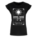 Black - Front - Deadly Tarot Womens-Ladies The Star T Shirt