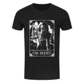 Heather Black - Front - Deadly Tarot Mens The Hermit T Shirt
