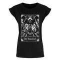 Black - Front - Deadly Tarot Womens-Ladies The Magician T Shirt